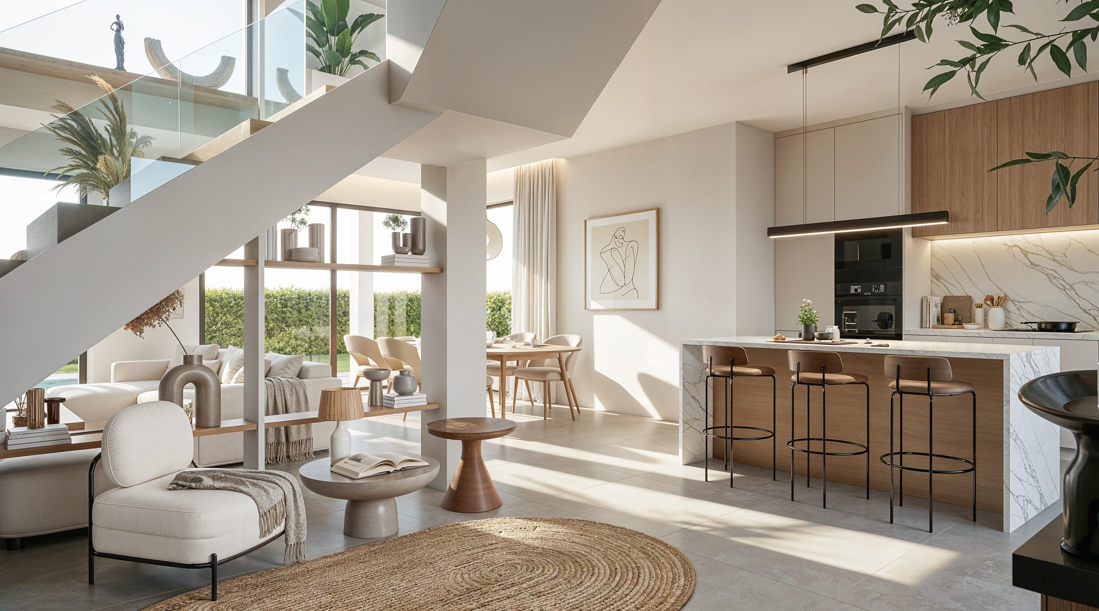 Cocina Calacatta Blanco
