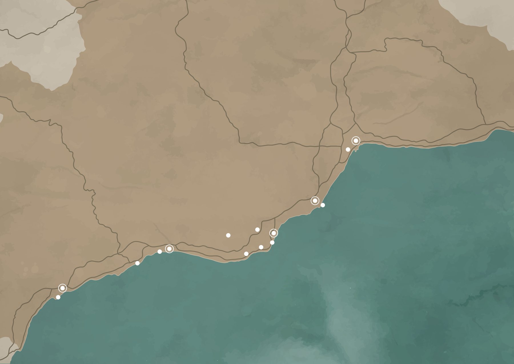 Ubicación La Cala Gardens en la Costa del Sol